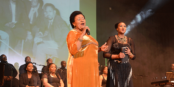 Music legend Sibongile Khumalo, an alumna of Wits University gave freely to Wits students